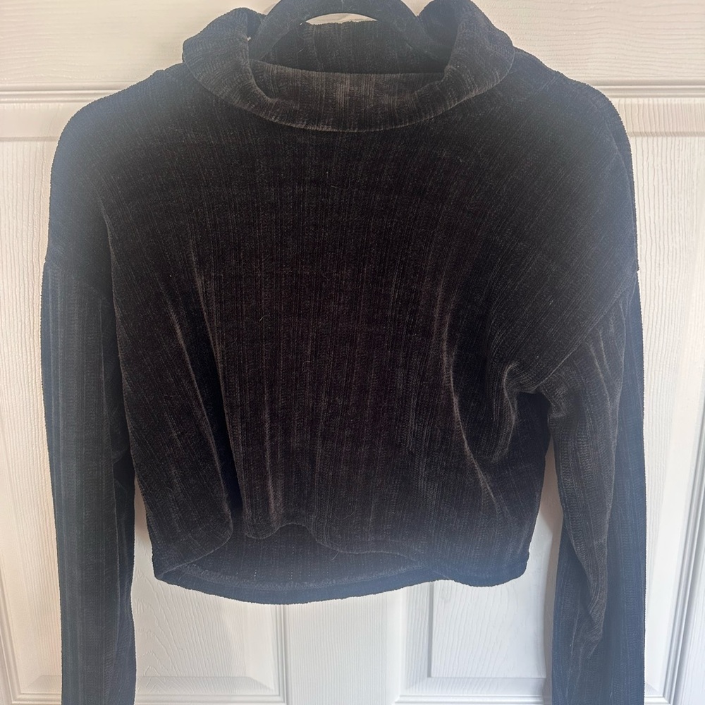 Poof! Chocolate Brown Knit Sweater